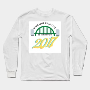 Newcastle upon Tyne 3rd best party city. Long Sleeve T-Shirt